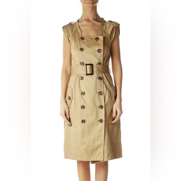 Moulinette Soeurs Dresses & Skirts - Anthropologie Moulinette Soeurs Button Down Double Breasted Trench Dress
